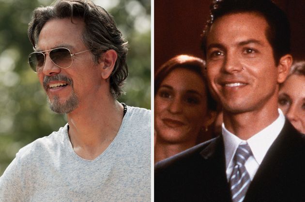 Benjamin Bratt in Mother Of The Bride (left) and Miss Congeniality (right)