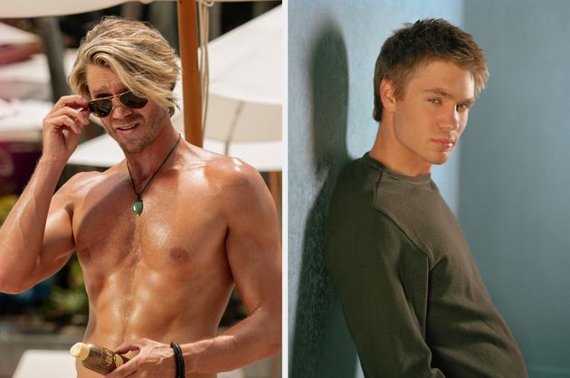 Chad Michael Murray in Mother Of The Bride (left) and One Tree Hill (right)