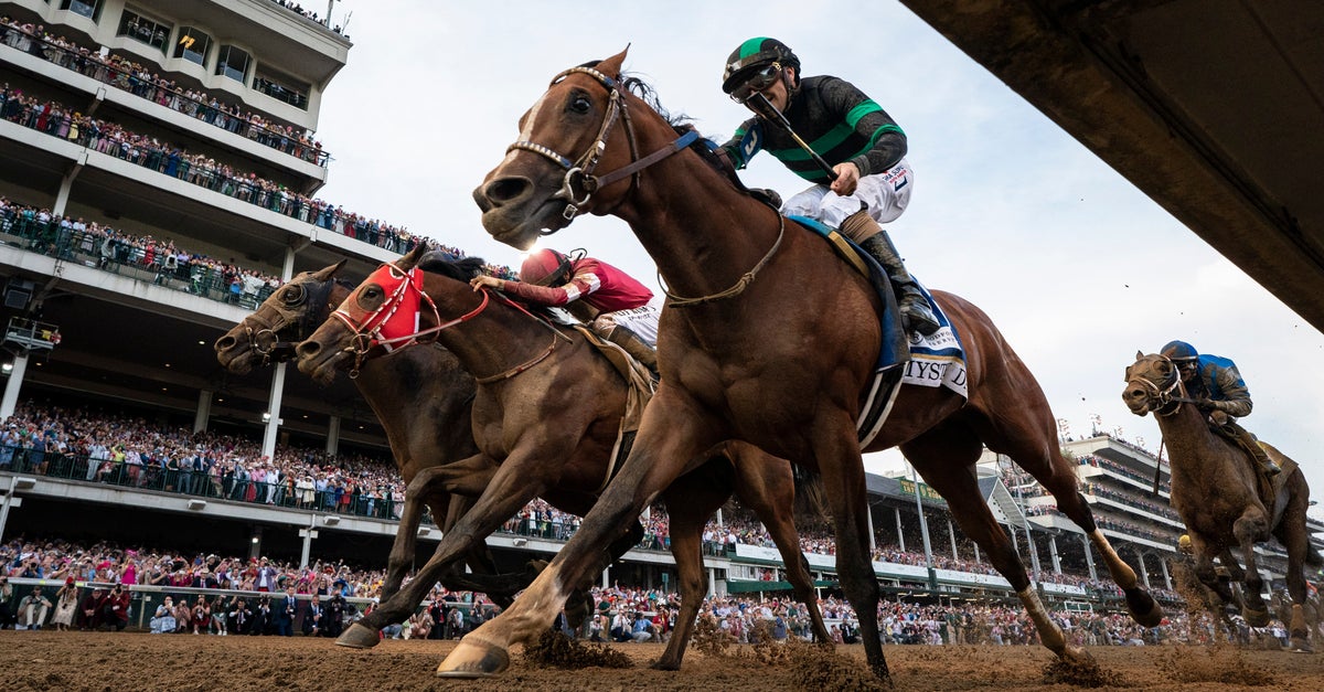 Kentucky Derby Winner Mystik Dan Takes On 7 Other Horses In The 149th Preakness