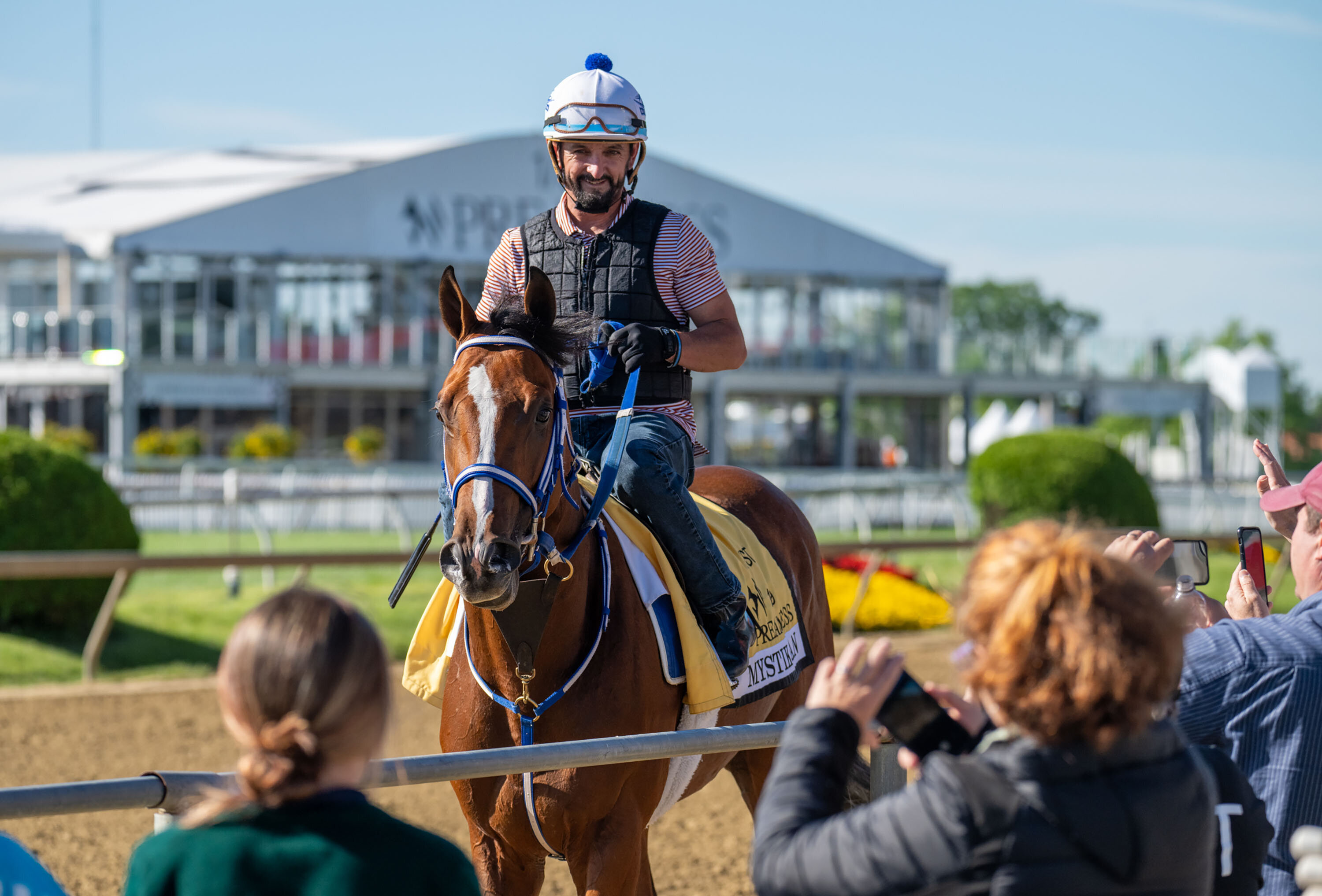 Kentucky Derby Winner Mystik Dan Takes On 7 Other Horses In The 149th Preakness