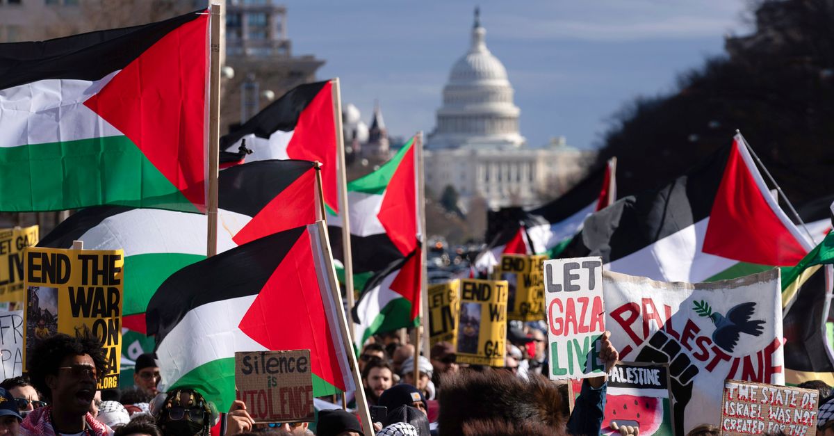Thousands Expected To Rally On National Mall In Support Of Palestinian Rights