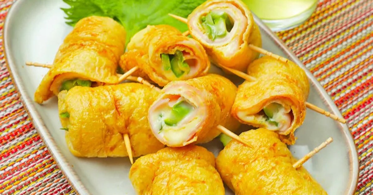 油揚げでアレを巻いたら激ウマ。そのまま食べるより100倍おいしい。油揚げの節約おかずレシピ3選
