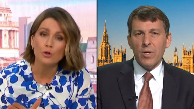 Susanna Reid frustrated a minister on the broadcast round this morning