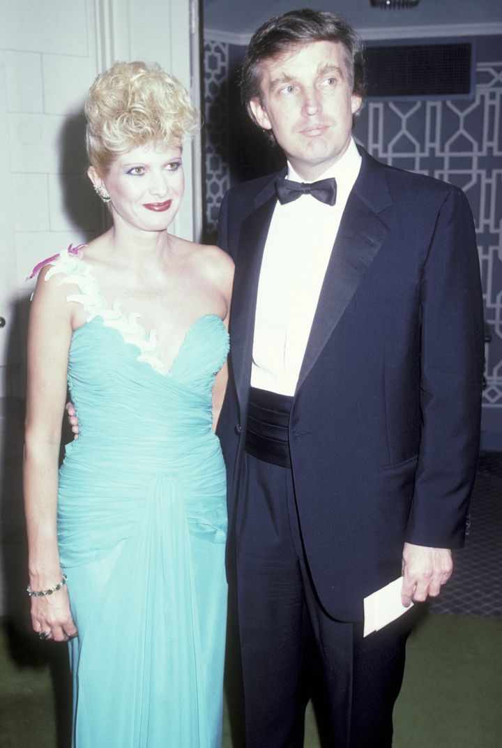Ivana and Donald Trump pictured in 1986