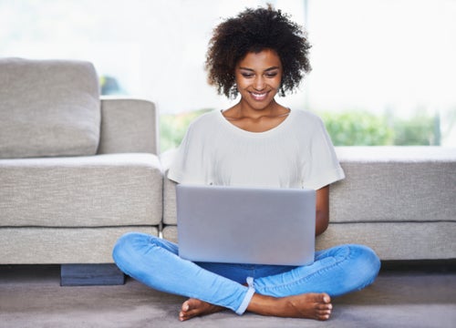 Sitting on the ground can be a good way to maintain your range of motion and flexibility. 