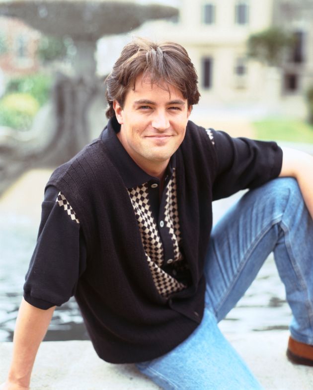 Matthew pictured in the early years of Friends' success