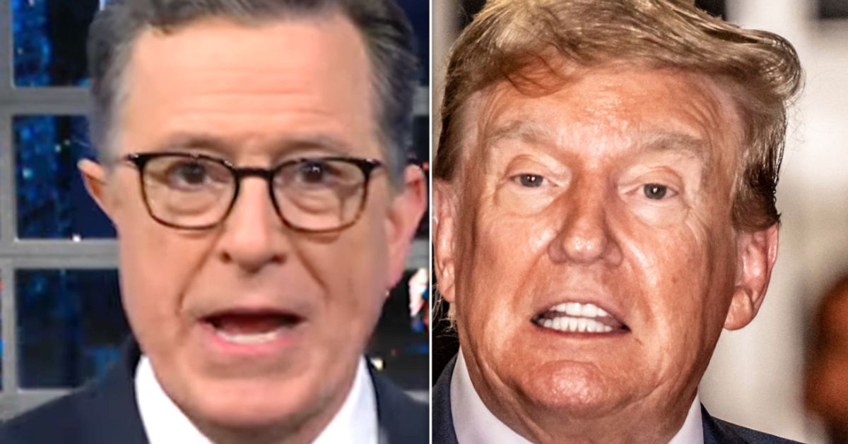 Stephen Colbert Gives Donald Trump's MAGA Slogan A Brutal New Meaning