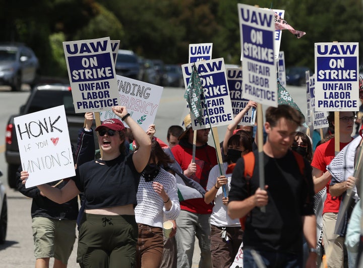 UAW members went on strike Monday at UC Santa Cruz.