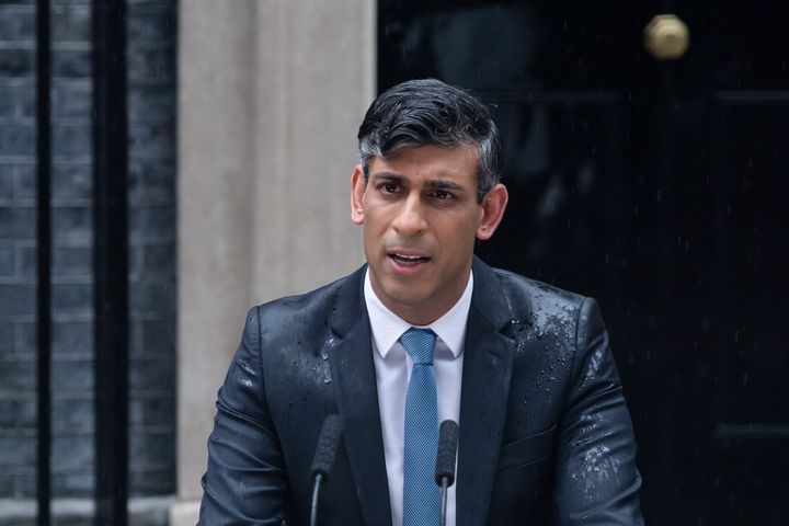 PM Rishi Sunak called a general election in the middle of a downpour yesterday.