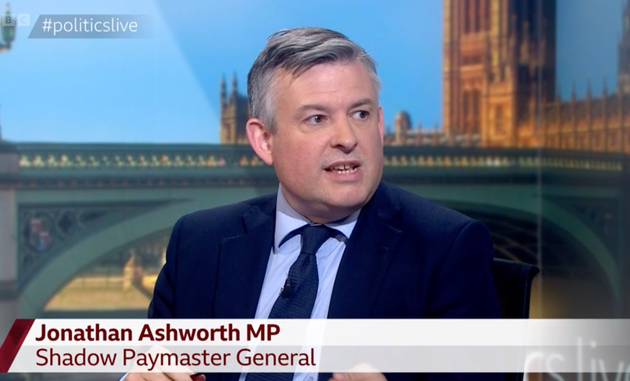 Jonathan Ashworth on Politics Live