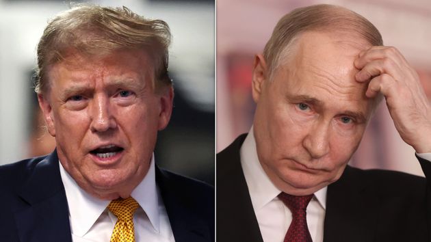 Donald Trump and Vladimir Putin