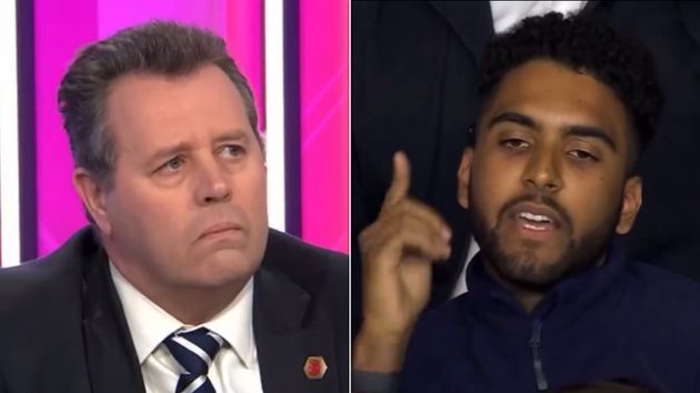 BBC Question Time saw a clash between an audience member and minister Mark Spencer