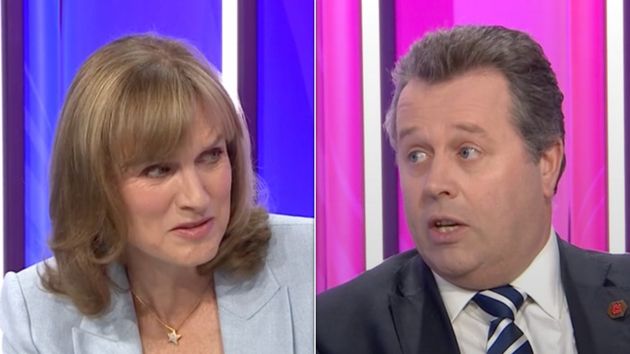 BBC Question Time's Fiona Bruce fact-checked minister Mark Spencer live on air