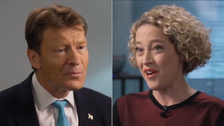 Cathy Newman dismantled Richard Tice's claim about immigration and the NHS last night