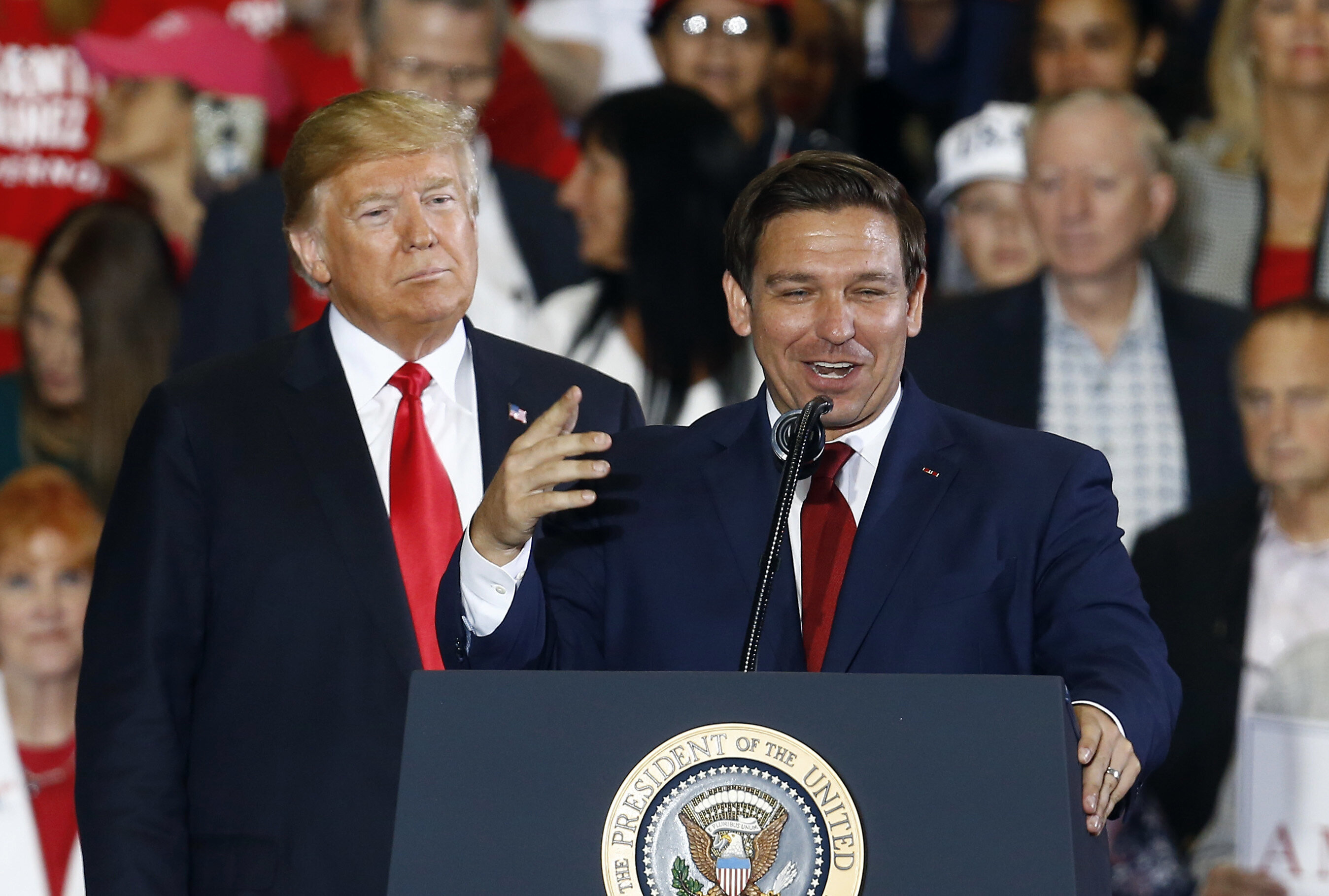 ‘Ron, I Love That You’re Back’: Trump And DeSantis Put Personal Fight Behind Them