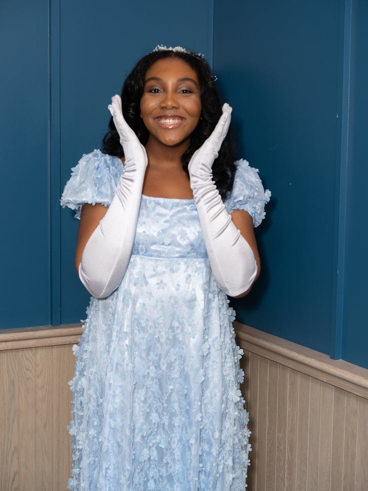 Student Neriah is shown after getting ready for HSA's 60th Anniversary Gala held at Manhattan's Ziegfeld Ballroom in New York on Monday, May 20, 2024.