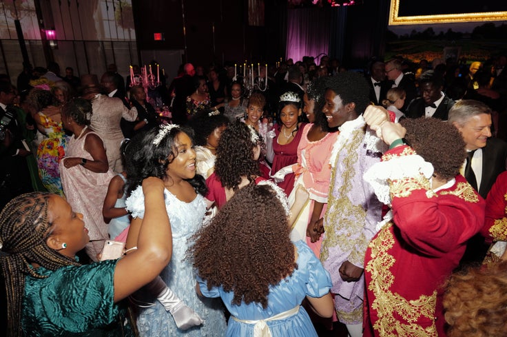 Students attend HSA's 60th Anniversary Gala held at Manhattan's Ziegfeld Ballroom in New York on Monday, May 20, 2024.