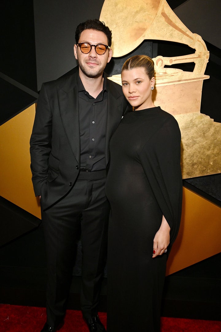 Elliot Grainge, left, and Sofia Richie Grainge are photographed on Feb. 4, 2024, in Los Angeles, California.