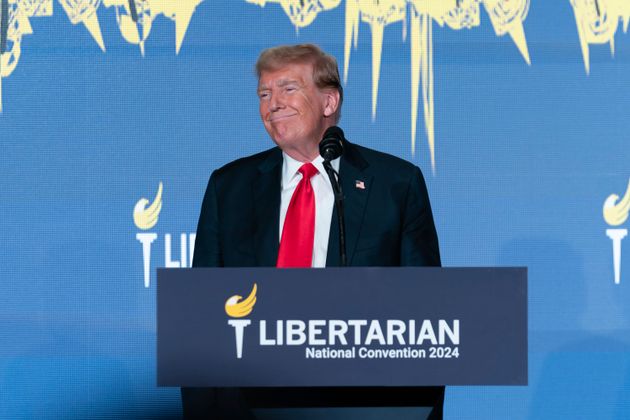 Trump got booed a lot at the Libertarian National Convention.