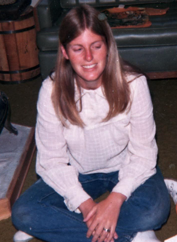 The author, age 24, the summer her father came out to her in 1975.