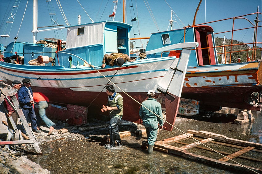 Πάτμος. Ναυπηγείο της Νετίας.