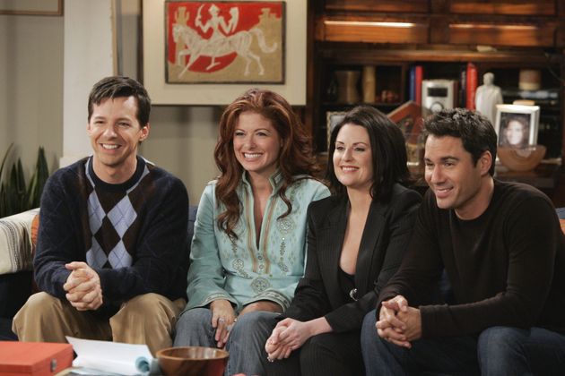 The cast of Will & Grace pictured during the show's revival