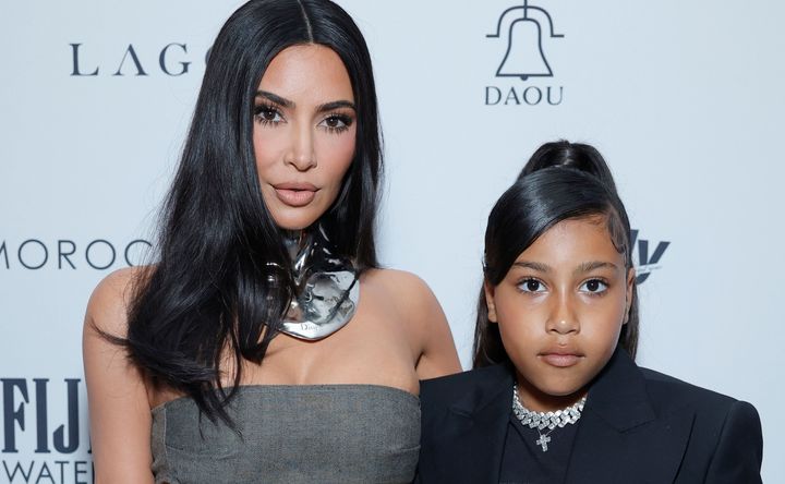 Kim Kardashian and her daughter North West