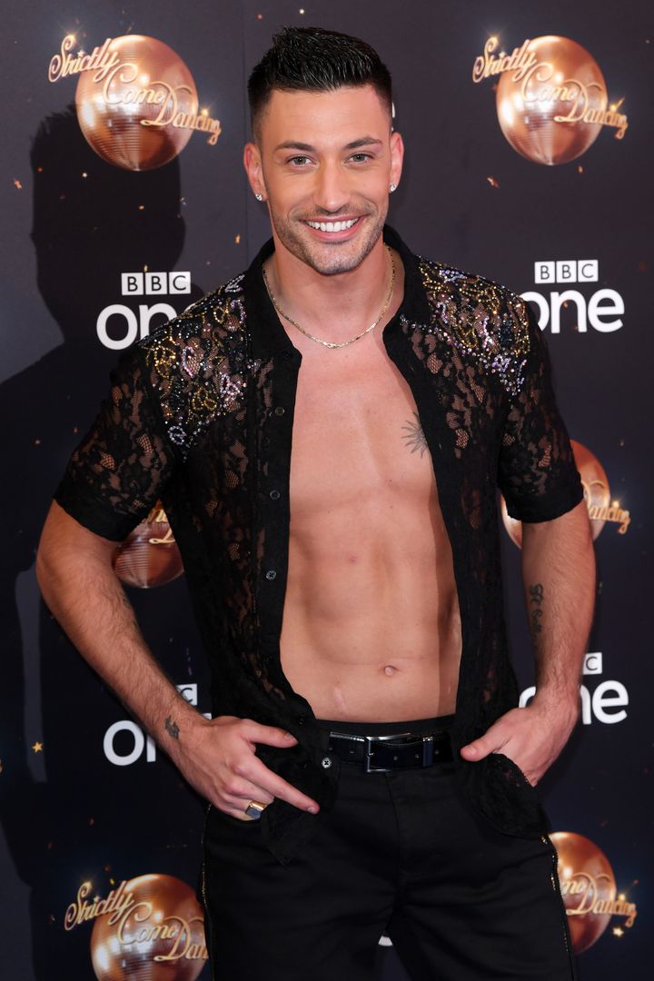 Giovanni at Strictly's official launch in 2018