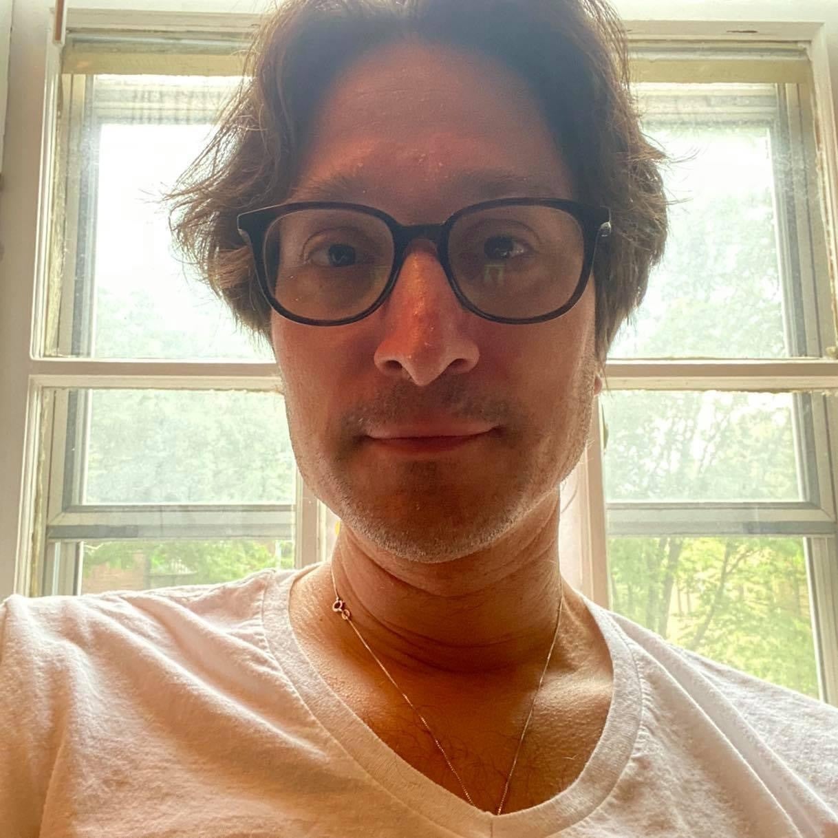 Andy at home in May 2020.