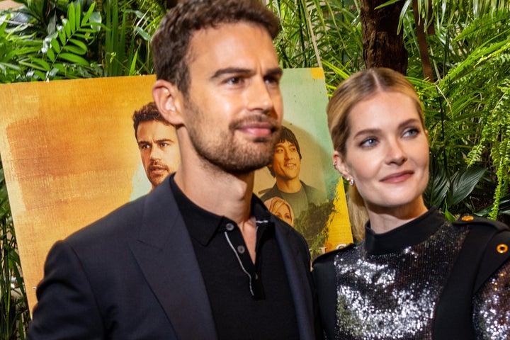 On season two of HBO's "The White Lotus," Theo James (left) played Cameron and Meghann Fahy (right) played Daphne, a married tolyamorous couple. 