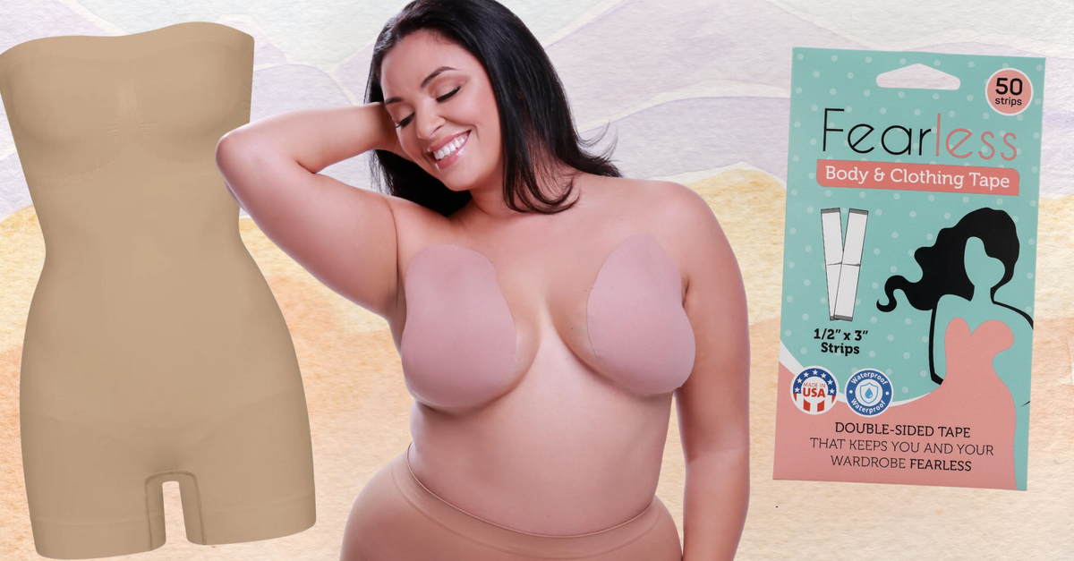 NextImg:Tape And Other Things To Keep Your Boobs In Place When You Can't Wear A Bra