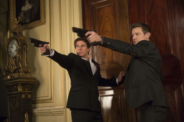 Tom Cruise and Jeremy Renner in Mission: Impossible – Rogue Nation