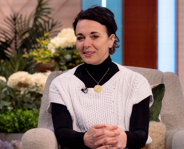 Amanda Abbington pictured in January 2023