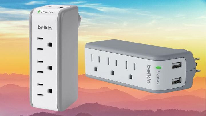 The Belkin outlet extender is surge-protected to keep charged your plugged-in gadgets safely. 