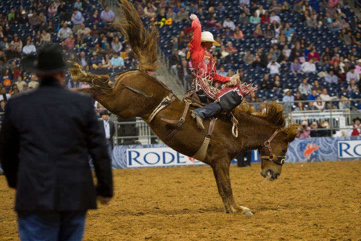 Spencer Wright, 2023 auf Platz 35 der Weltrangliste, wurde 2014 Rodeo-Weltmeister.