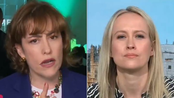 Sophy Ridge interviewing Victoria Atkins on Tuesday evening