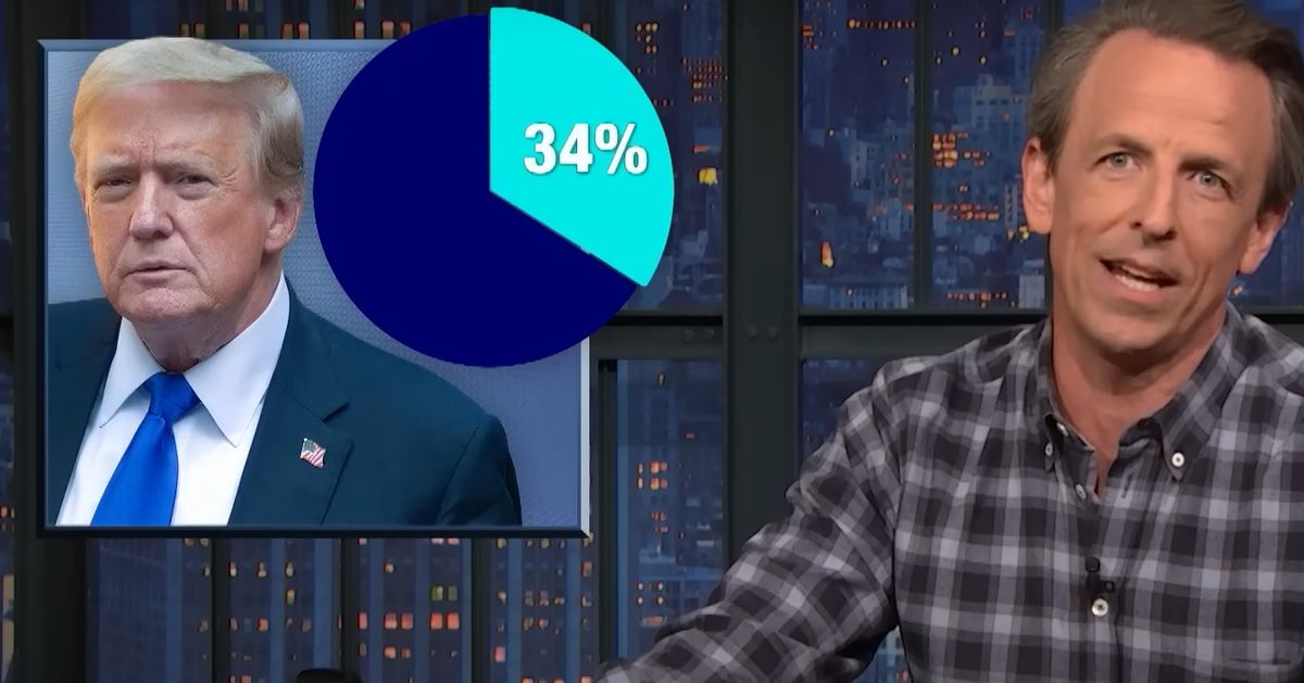 Seth Meyers Smokes Donald Trump Over New Poll