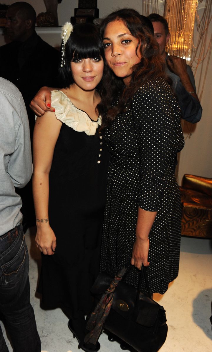 Lily Allen and Miquita Oliver in 2010. 