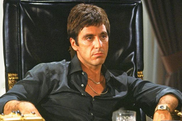 Al Pacino plays Cuban refugee Tony Montana in Scarface