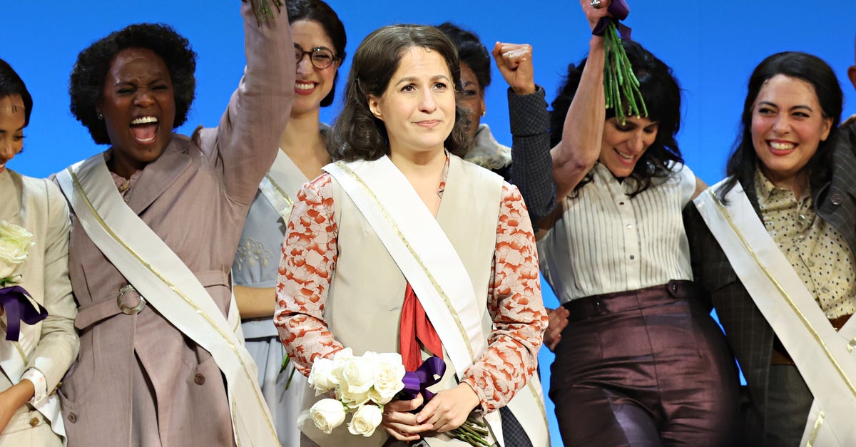 In 'Suffs,' Shaina Taub Fights For Women's Rights. On Broadway, She's Smashing Barriers.
