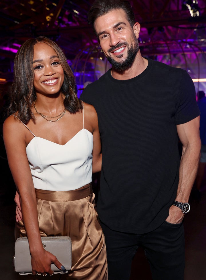 Rachel Lindsay and Bryan Abasolo on July 18, 2022, in Los Angeles, three years after they were married.