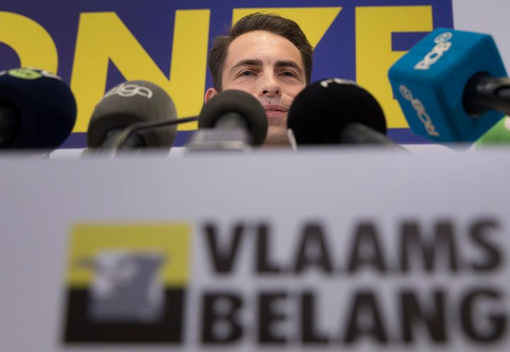Ο ακροδεξιός ηγέτης και πρόεδρος του Vlaams Belang Tom Van Grieken