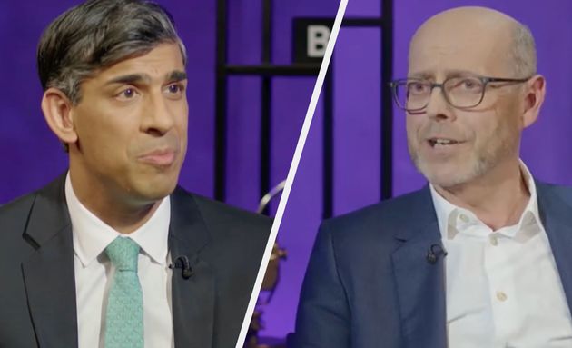 Rishi Sunak faced the BBC's Nick Robinson in a tetchy interview on Monday night.