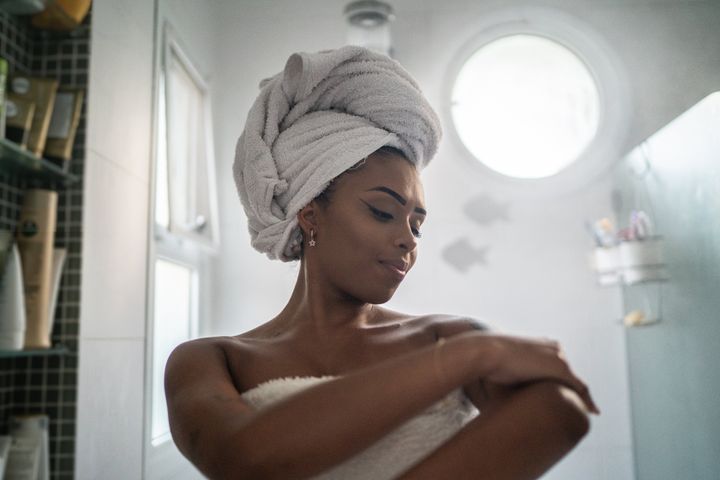 Showering at night can was the pollen off of your hair and skin to help alleviate your allergies. 
