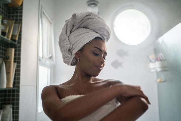 Showering at night can was the pollen off of your hair and skin to help alleviate your allergies. 