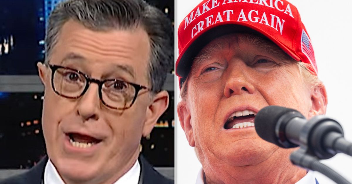 'You're In A Cult!': Colbert Urges Trump Fans To Get Out And 'Take Off The Stupid Hat'