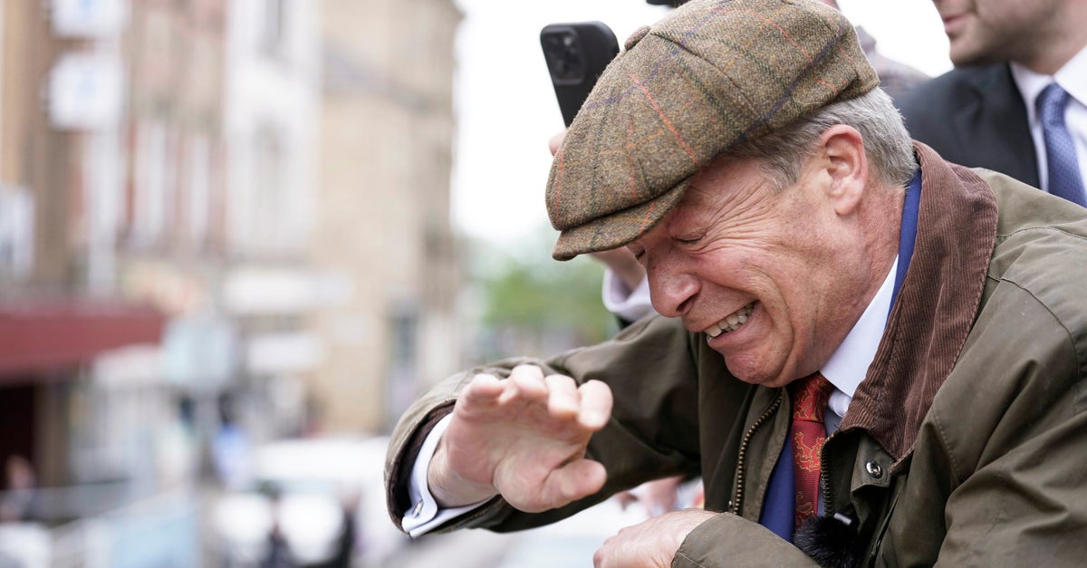 More Objects Thrown At Nigel Farage On U.K. Campaign Trail More Objects Thrown At Nigel Farage On U.K. Campaign Trail