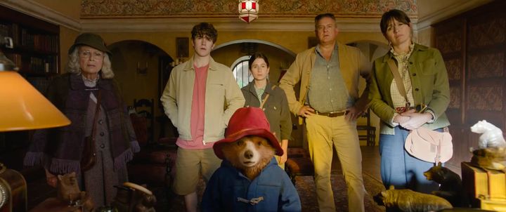The new-look Brown family in the Paddington In Peru trailer