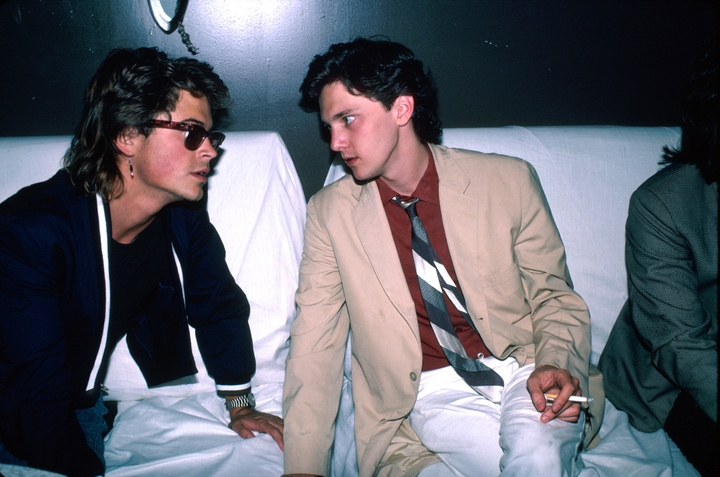 McCarthy und Rob Lowe im Jahr 1985.