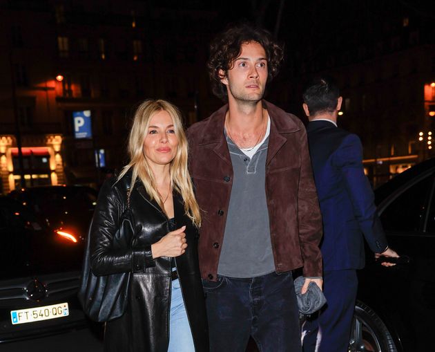 Sienna Miller and Oli pictured in Paris earlier this year